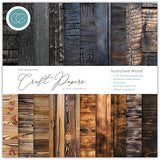 Craft Consortium - The Essential Craft Papers - 6 x 6 Paper Pad - Scorched Wood