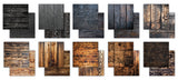 Craft Consortium - The Essential Craft Papers - 12 x 12 Paper Pad - Scorched Wood