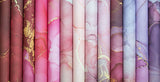 Craft Consortium - The Essential Craft Papers - 12 x 12 Paper Pad - Ink Drops - Rose