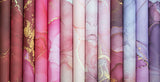 Craft Consortium - The Essential Craft Papers - 6 x 6 Paper Pad - Ink Drops - Rose 2