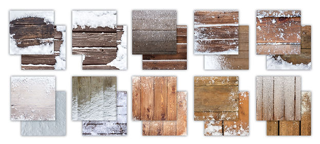 Craft Consortium - The Essential Craft Papers - 6 x 6 Paper Pad - Frosted Wood
