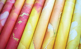Craft Consortium - The Essential Craft Papers - 6 x 6 Paper Pad - Ink Drops - Sunset