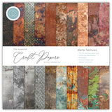 Craft Consortium - The Essential Craft Papers - 12 x 12 Paper Pad - Metal Textures