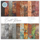 Craft Consortium - The Essential Craft Papers - 12 x 12 Paper Pad - Metal Textures