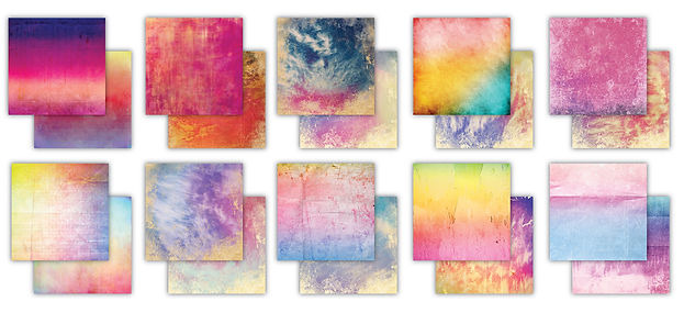 Craft Consortium - The Essential Craft Papers - 6 x 6 Paper Pad - Retro Summer