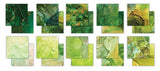 Craft Consortium - The Essential Craft Papers - 12 x 12 Paper Pad - Ink Drops - Organic