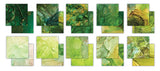 Craft Consortium - The Essential Craft Papers - 6 x 6 Paper Pad - Ink Drops - Organic
