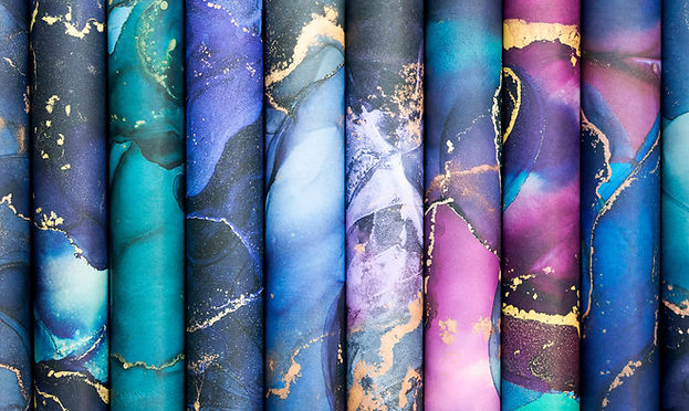 Craft Consortium - The Essential Craft Papers - 6 x 6 Paper Pad - Ink Drops - Midnight
