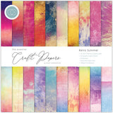 Craft Consortium - The Essential Craft Papers - 12 x 12 Paper Pad - Retro Summer