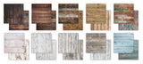 Craft Consortium - The Essential Craft Papers - 8 x 8 Paper Pad - Wood Textures