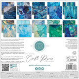 Craft Consortium - The Essential Craft Papers - 12 x 12 Paper Pad - Ocean 2