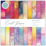 Craft Consortium - The Essential Craft Papers - 6 x 6 Paper Pad - Retro Summer