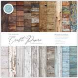 Craft Consortium - The Essential Craft Papers - 8 x 8 Paper Pad - Wood Textures