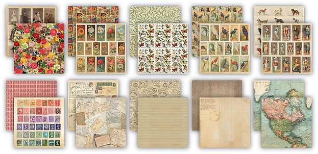 Craft Consortium - The Essential Craft Papers - 6 x 6 Paper Pad - The Collector