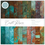 Craft Consortium - The Essential Craft Papers - 6 x 6 Paper Pad - Patina