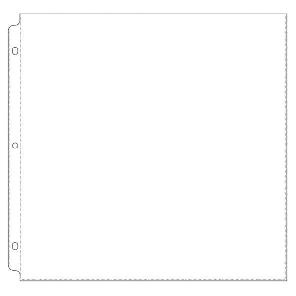 We R Makers - 12"X12" Ring Page Protectors - Single