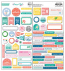 Pinkfresh Studio - Keeping It Real - Cardstock Stickers