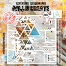 AALL & Create - 6"x6" Stencil - Lotza Trianglz -