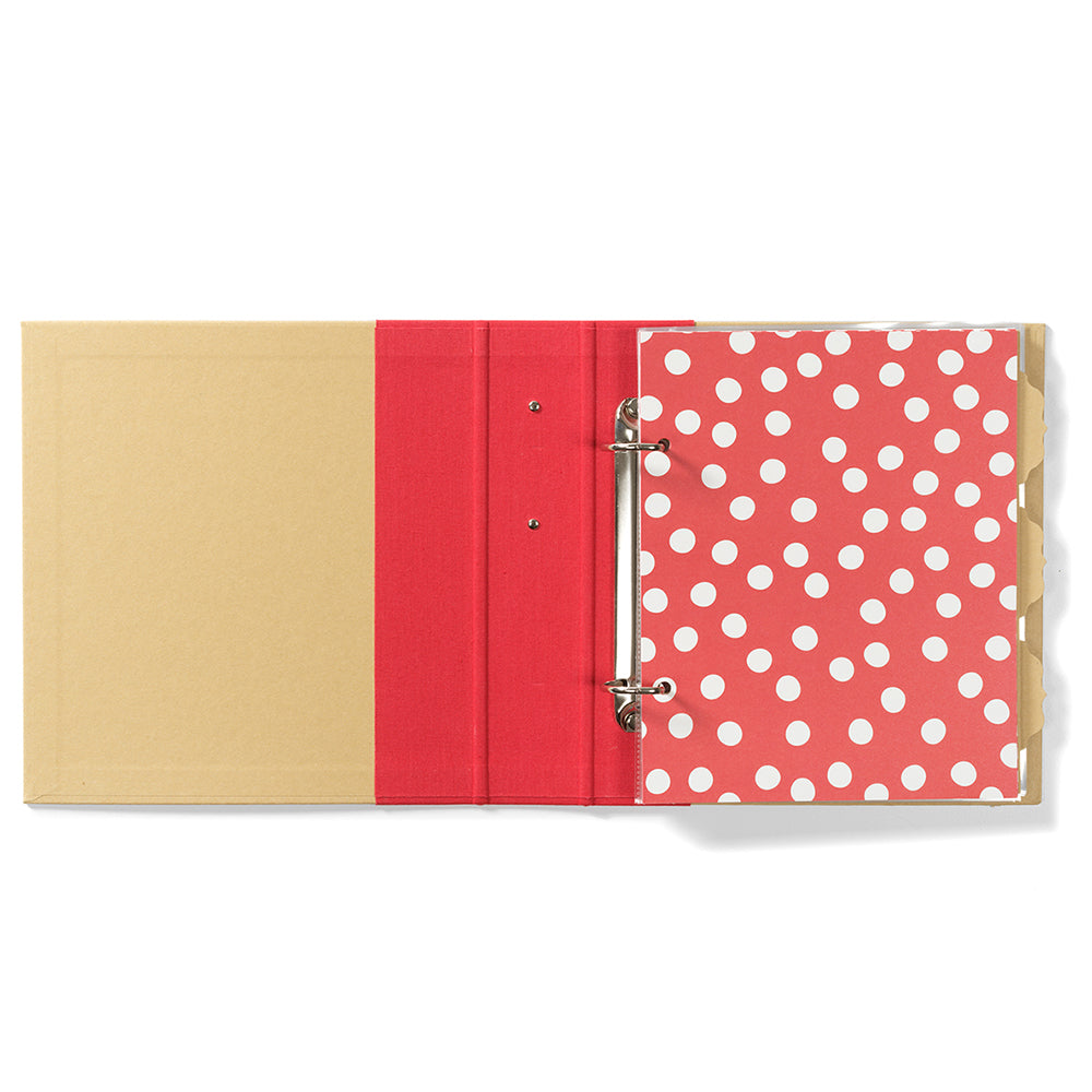 Simple Stories - Sn@p! Binder 6"X8" - Red