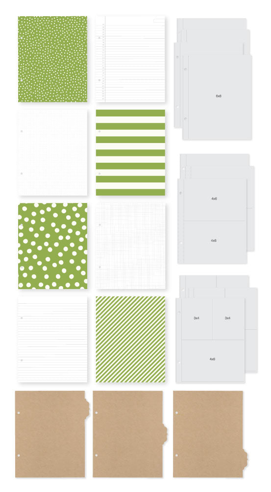Simple Stories - Sn@p! Binder 6"X8" - Green