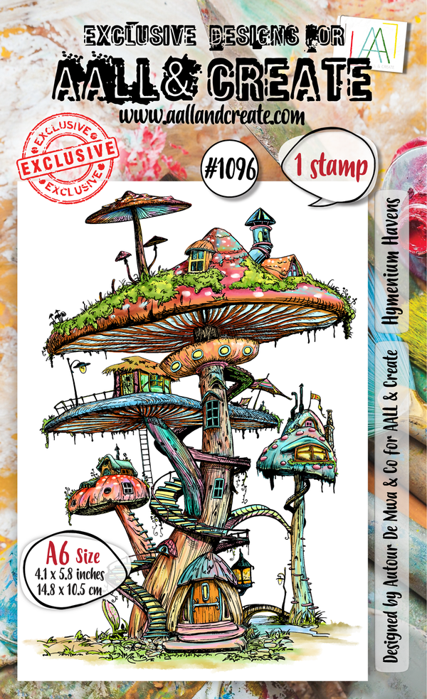 AALL & Create - A6 Stamp Set - Hymenium Havens - #1096