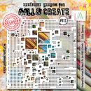 AALL & Create - 6"x6" Stencil - Lotza Squares -