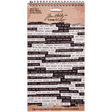 Tim Holtz - Advantus - Idea-Ology Spiral Bound Sticker Book - Small Talk