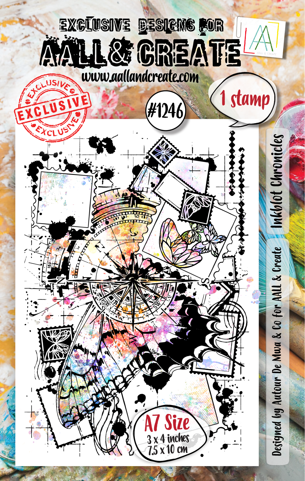 AALL & Create - A7 Stamp Set - Inkblot Chronicles - #1246