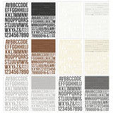 Simple Stories - Color Vibe - Alpha Sticker Books - Basics
