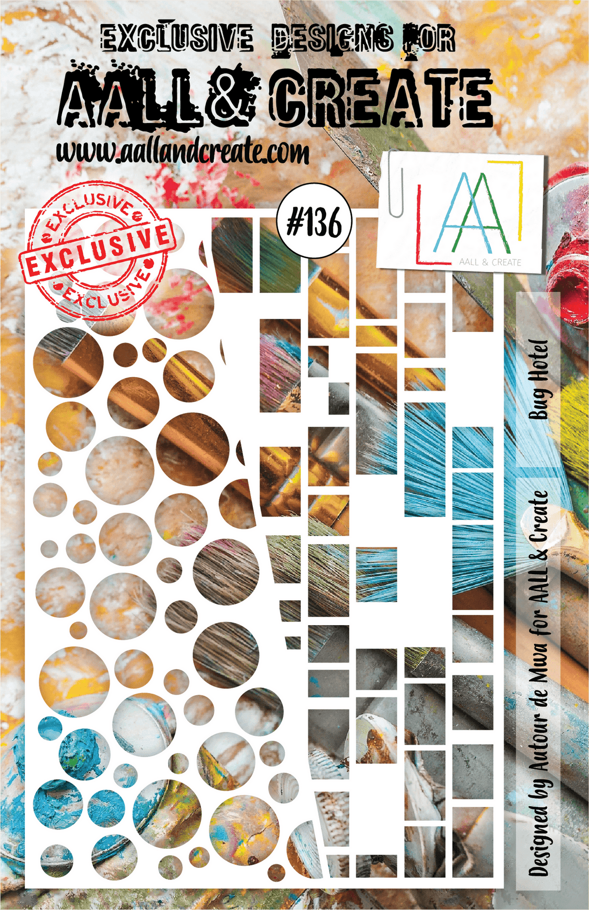 AALL & Create - A5 Stencil - Bug Hotel - #136