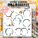 AALL & Create - 6"x6" Stencil - Coffee Stains -