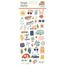 Simple Stories - Safe Travels - Puffy Stickers