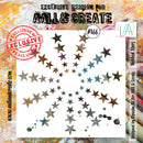 AALL & Create - 6"x6" Stencil - Webbed Stars -