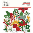 Simple Stories - Hearth & Holiday - Floral Bits & Pieces