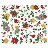 Simple Stories - Hearth & Holiday - Floral Bits & Pieces