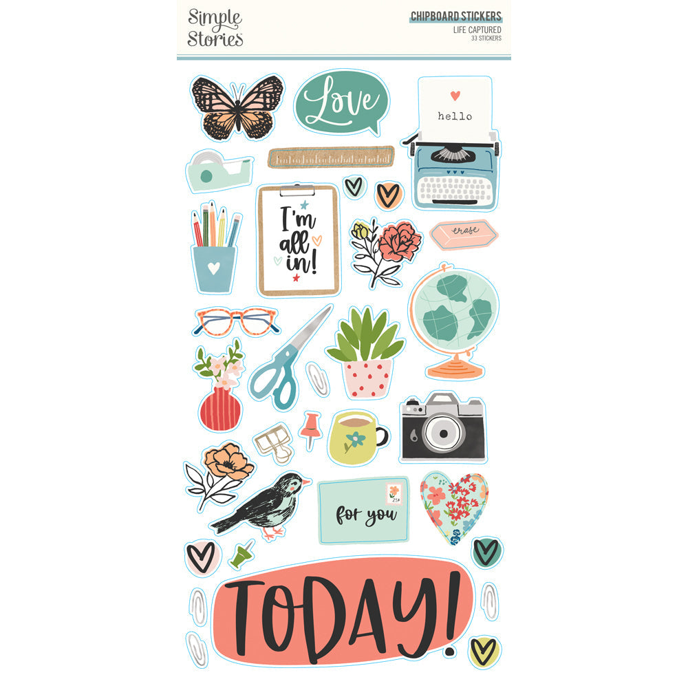 Simple Stories - Life Captured - 6x12 Chipboard