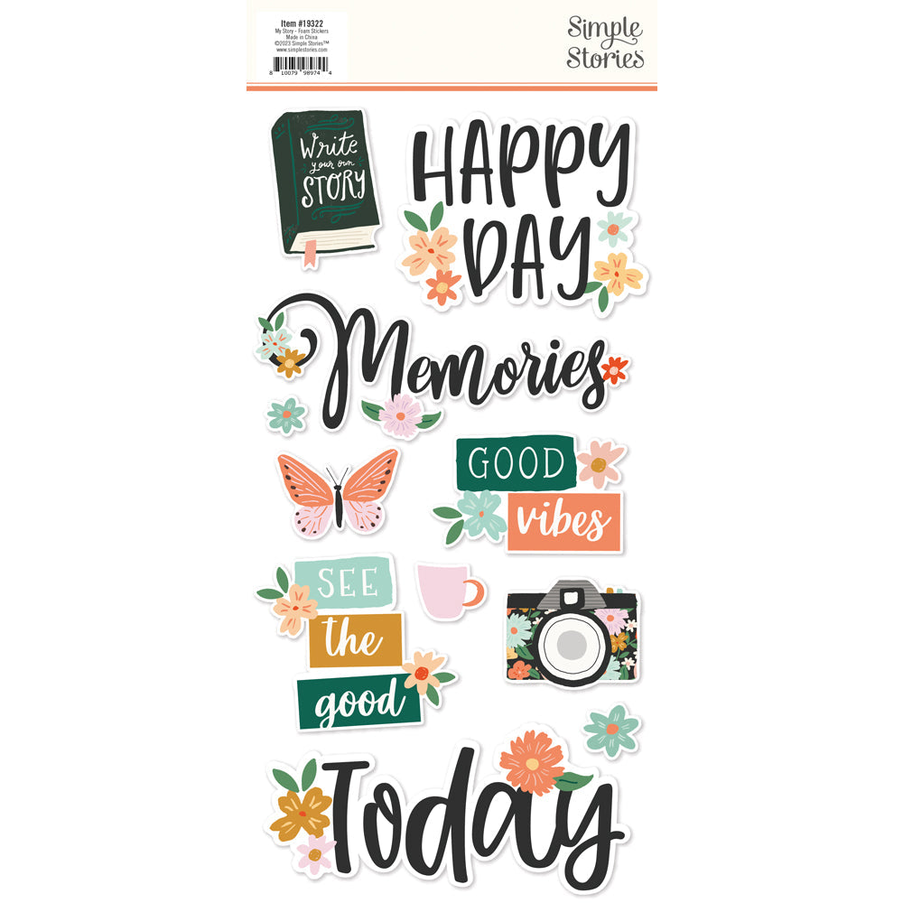 Simple Stories - My Story - Foam Stickers