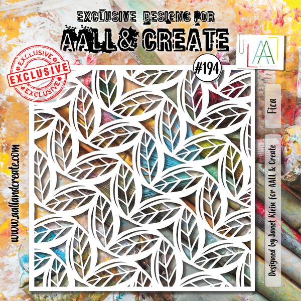AALL & Create - 6"x6" Stencil - Fica - #194
