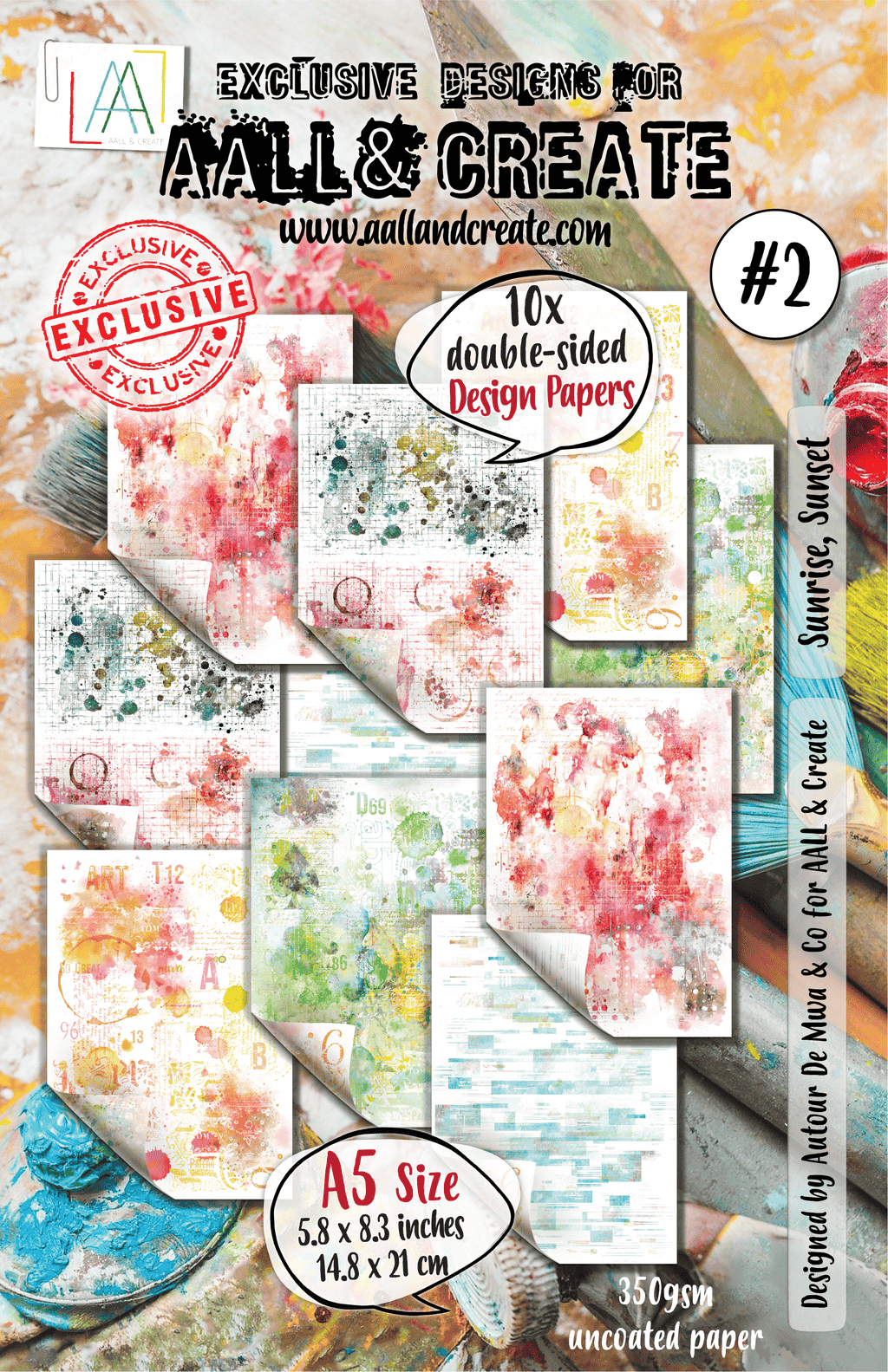 AALL & Create - A5 Design Paper - Sunrise, Sunset - #2