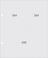Simple Stories - Sn@p! Pocket Pages For 6"X8" Binders - 4"X6" & 3"X4" Pockets