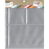 Simple Stories - Sn@p! Pocket Pages For 6"X8" Binders - 4"X6" & 3"X4" Pockets