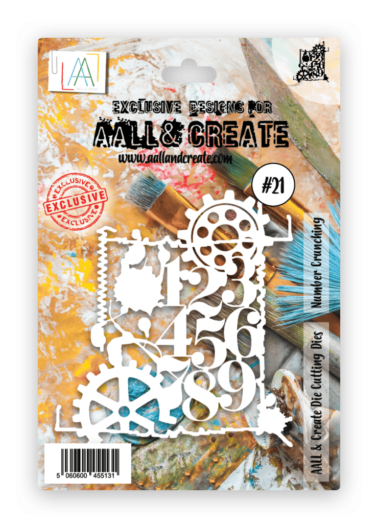 AALL & CREATE - DIE-CUTTING DIE SET - NUMBER CRUNCHING