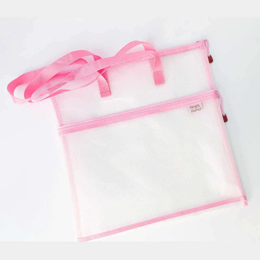 ***Pre-Order*** Simple Stories - Craft Storage Pouch - Craft Bag - Pink