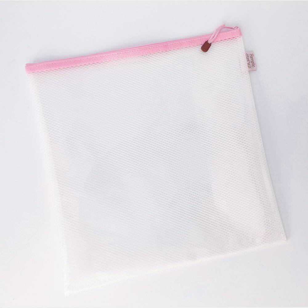 ***Pre-Order*** Simple Stories - Craft Storage Pouch - Large - Pink