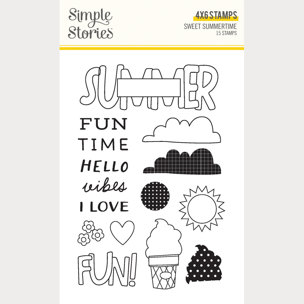 ***Pre-Order*** Simple Stories - Sweet Summertime - Stamps