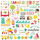 ***Pre-Order*** Simple Stories - Sweet Summertime - Chipboard Pieces