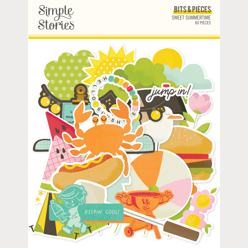 ***Pre-Order*** Simple Stories - Sweet Summertime - Bits & Pieces