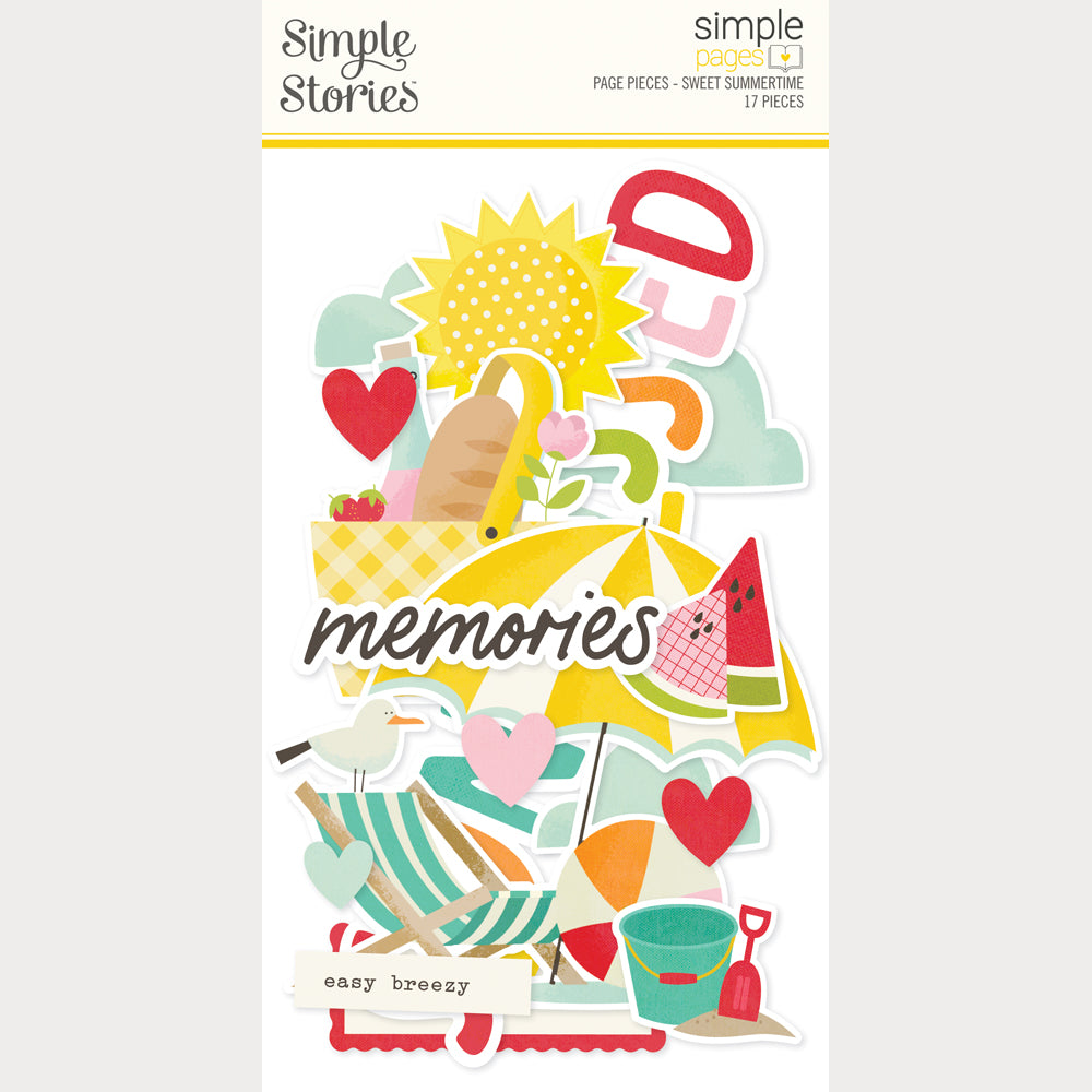 ***Pre-Order*** Simple Stories - Sweet Summertime - Simple Pages Page Pieces