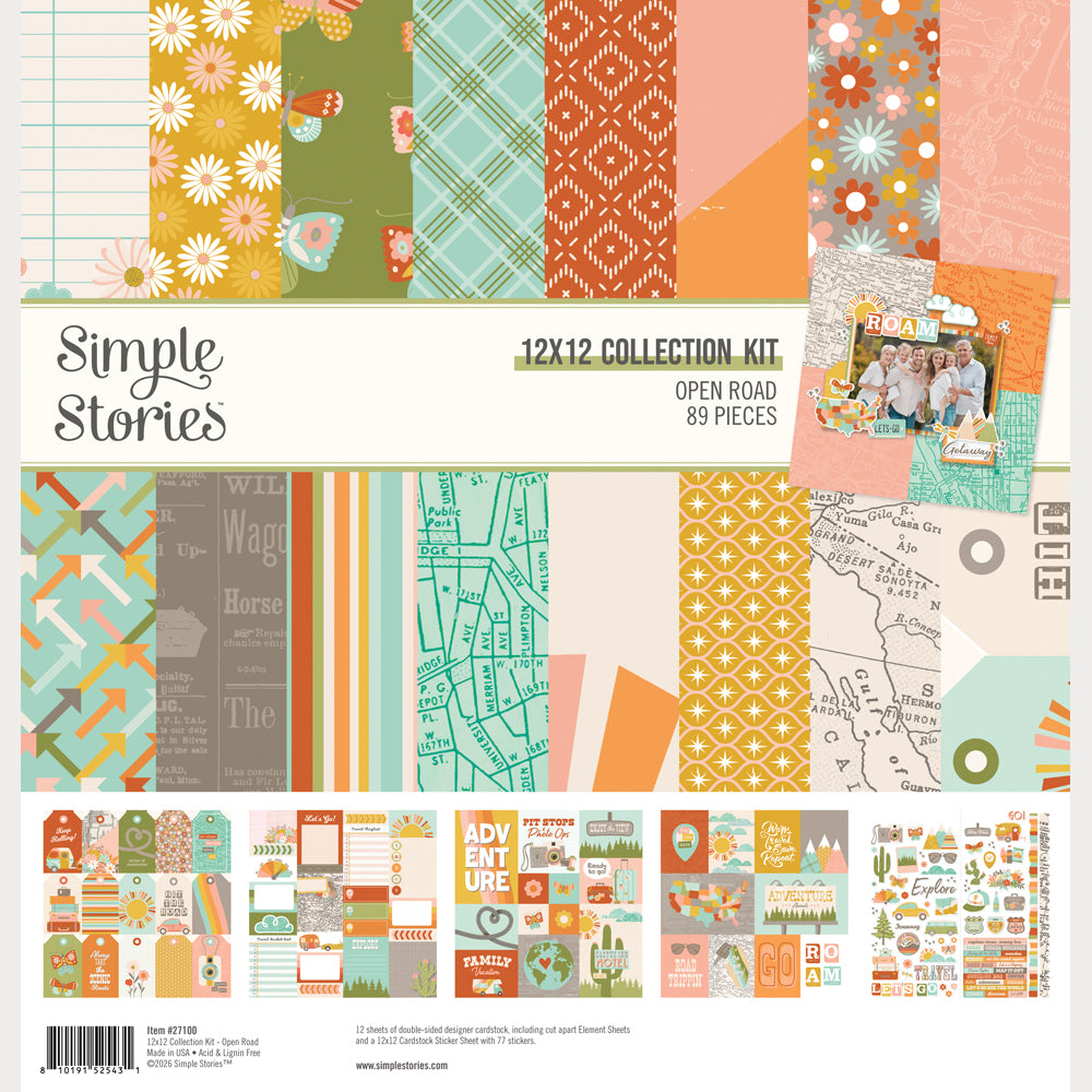 ***Pre-Order*** Simple Stories - Open Road - Collection Kit