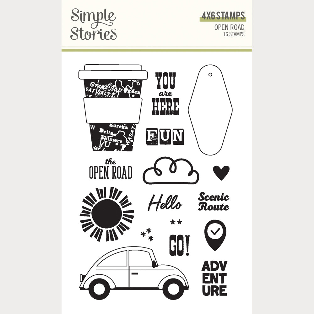 ***Pre-Order*** Simple Stories - Open Road - Stamps